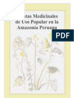 Plantas Medicinales de La Amazonia