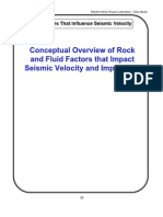 Conceptual Overview of Rock and Fluid Factors That Impact Seismic Velocity and Impedance