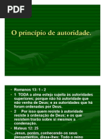 o Principio Da Autoridad e