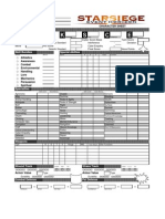 Star Siege Event Horizon - Character Sheet