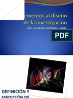 Definición y medición de variables en investigación