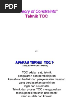 Toc Dalam Psk1 Pdf