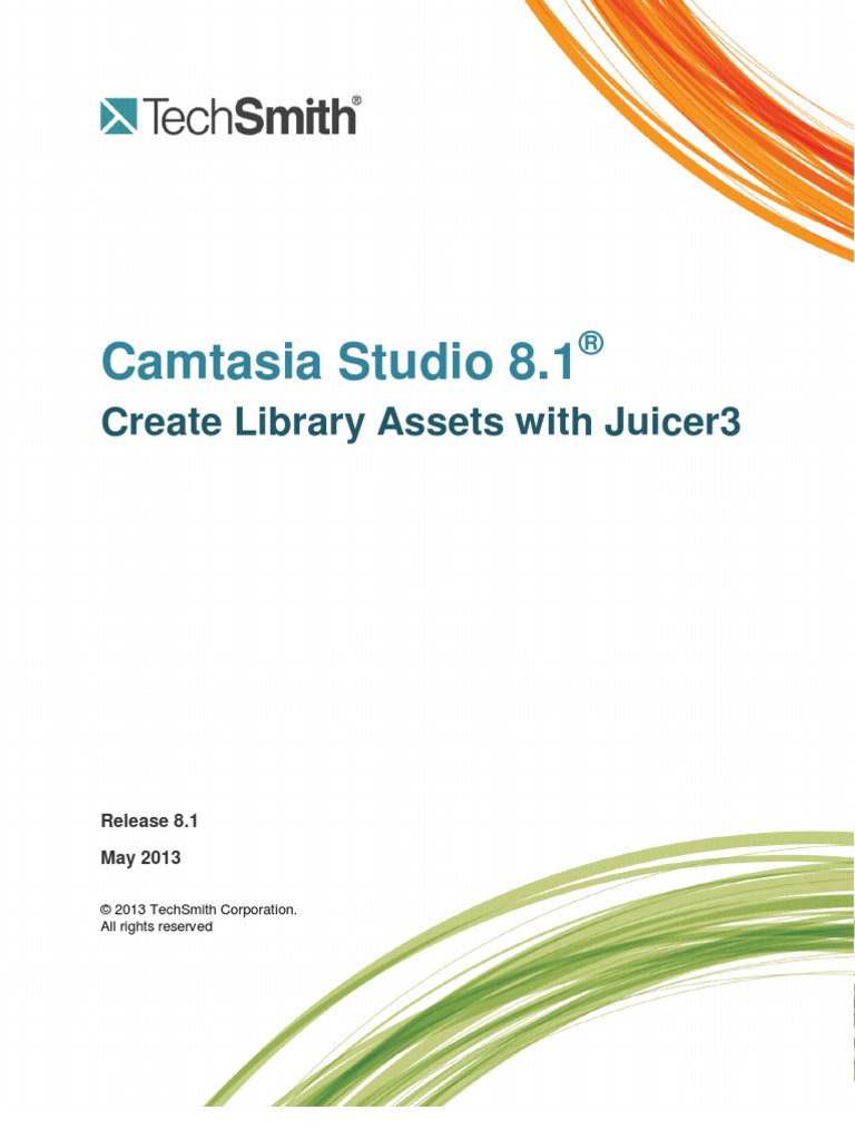 Camtasia Studio 8.1 Create Library Assets With Juicer 3 | PDF | Dvd ...