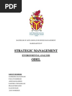 Download Environmental Analysis at ODEL by FazlanMarikkar SN153409447 doc pdf