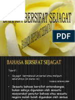 Ciri Bahasa Sejagat