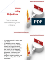 Youth Sermons Youth Ministry Objectives