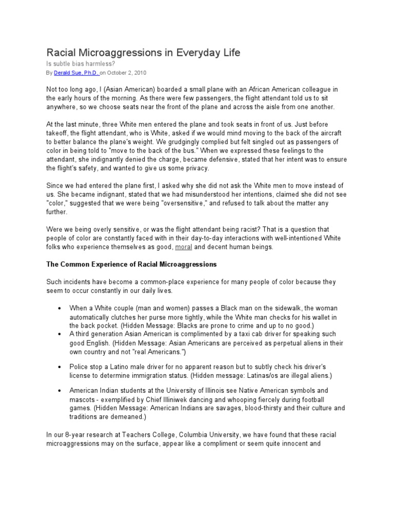 Microaggression definition for dummies image