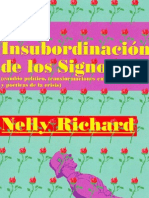 Insubordinacion de Los Signos Nelly Richard PDF