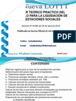 Taller Prestaciones CD LOTTT