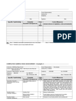 Contractor Risk Assessment Form