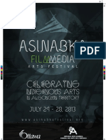 Asinabka Film & Media Arts Festival - 2013 Poster