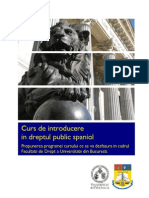 Curs de Drept Spaniol Programa Analitica 2009 2010