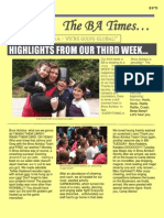 Bnos Achdus Week 3 Newsletter