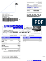 Total a Pagar: $389.00 Folio