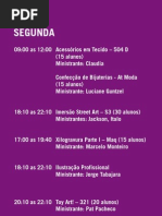 Cronograma VII S.A Design Uniritter