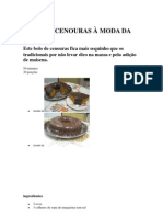 BOLO DE CENOURAS À MODA DA TECA