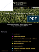 Biotecnologia de La Reproduccion Animal