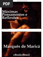 Máximas, Pensamentos e Reflexões - Marquês de Maricá