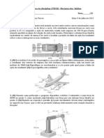 Primeira Prova de Mec Ónica Dos S Lidos PDF