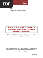 Modelo Evaluacion Gestión y de Resultados