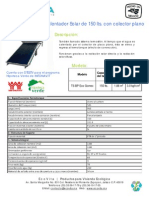 Calentador-Solar-TS BP Eco Gomex Colector Plano-DIT