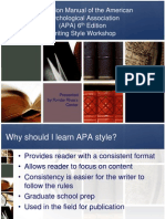 APA 6th Edition Condensed