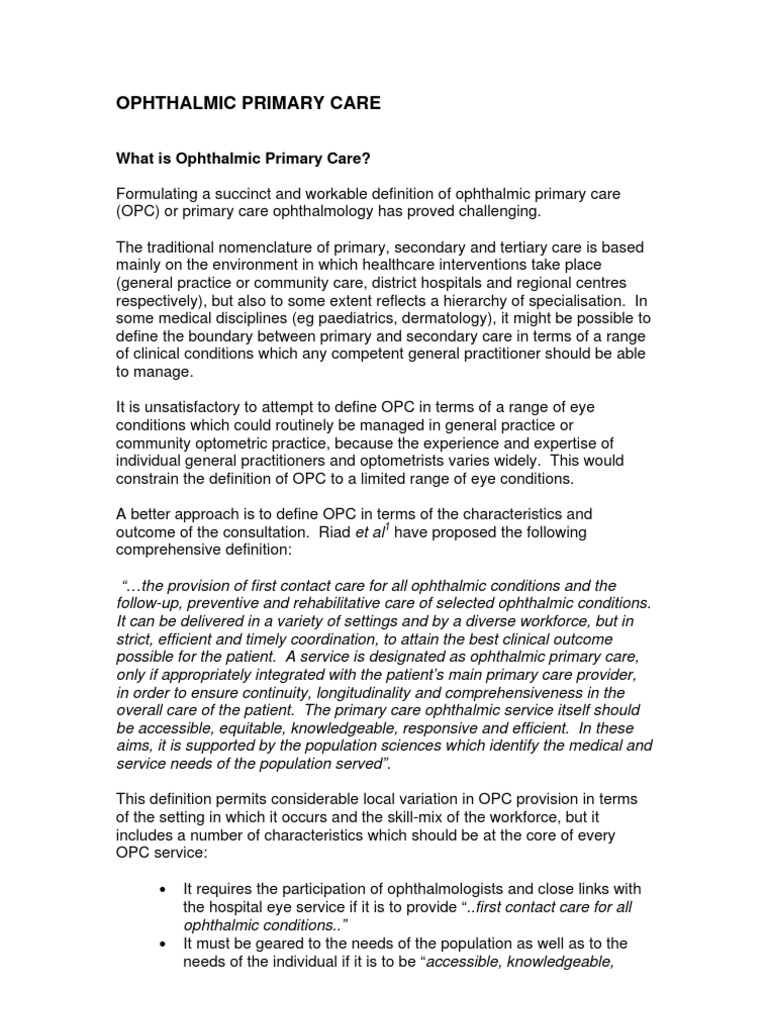 2005 PROF 018 OphthalmicPrimaryCare2005 | PDF | Optometry | General ...