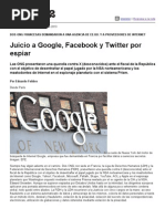 Página_12 __ El mundo __ Juicio a Google, Facebook y Twitter por espiar