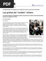 Página_12 __ El mundo __ Las grietas del “modelo” chileno