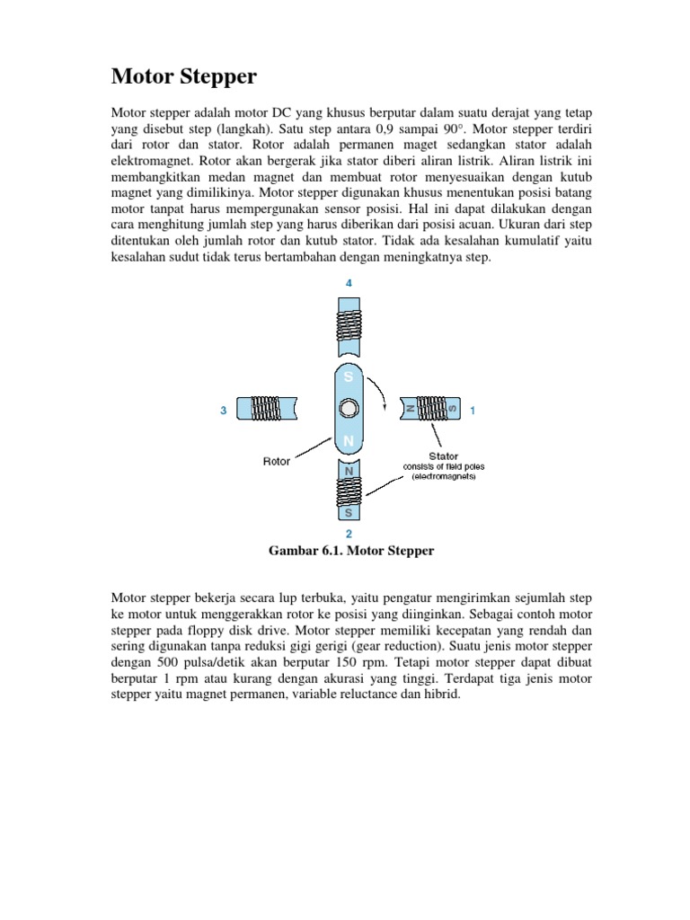 Pengenalan Motor Stepper dan Fungsinya | PDF