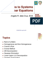 MATH321 Lec2 Solutions To Systems of Linear Equations, Eigenvalues and Eigenvectors PDF