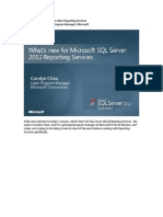 What's New for Microsoft SQL Server 2012 Reporting Services