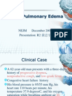 Acute Pulmonary Edema: NEJM December 2005 Presentation: R2 黃志宇