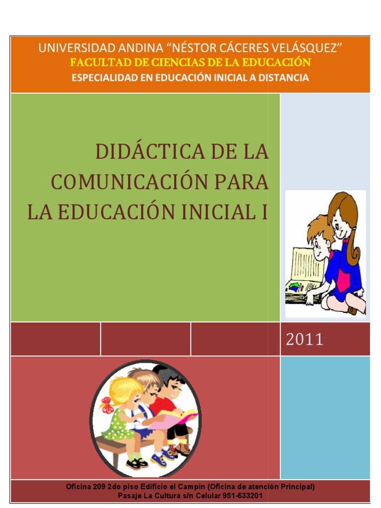Didactica de La Comunicacion Para La Educacion Inicial i