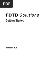 Download FDTD Getting Started Manual by mejilomo SN153511480 doc pdf