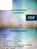 LAPORAN KASUS Meningitis