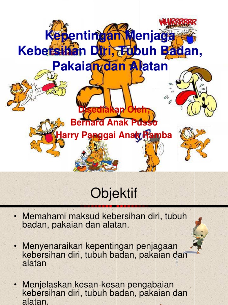 Kepentingan Menjaga Kebersihan Diri Tubuh Badan Pakaian Dan Alatan Pdf