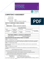 XXX HS: Competency Assessment