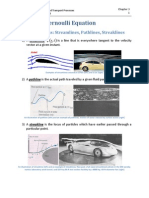 Chapter 3 Bernoulli Equation: 3.1 Flow Patterns: Streamlines, Pathlines, Streaklines