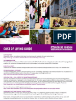 Student Cost of Living Guide 2014