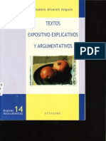 El Texto Expositivo-Explicativo y El Texto Argumentativo