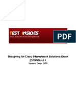 640-864 Designing For Cisco Internetwork Solutions Exam (DESGN) v2.1