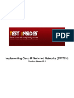 642-813 Implementing Cisco IP Switched Networks (SWITCH)