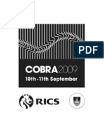 Odeyinka H, Kelly S - An Evaluation of The Budgetary Reliability of Bills of Quantities in Building Procurement' - Conference Paper