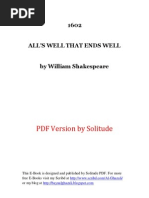 Download Alls Well That Ends Well - William Shakespeare by Bayu Al-Ghazali SN15354583 doc pdf