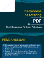 Karsinoma Nasofaring Oleh Dr Edi Hidayat