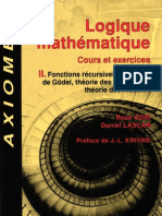 116855747 Logique Mathematique Tome II Rene Cori