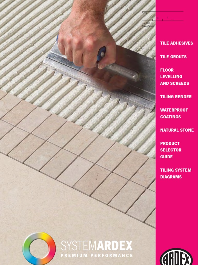 System Tiling Brochure | PDF | Tile | Adhesive
