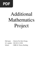 Additional Mathematics Project Work Sarawak 2013 Function Mathematics Set Mathematics