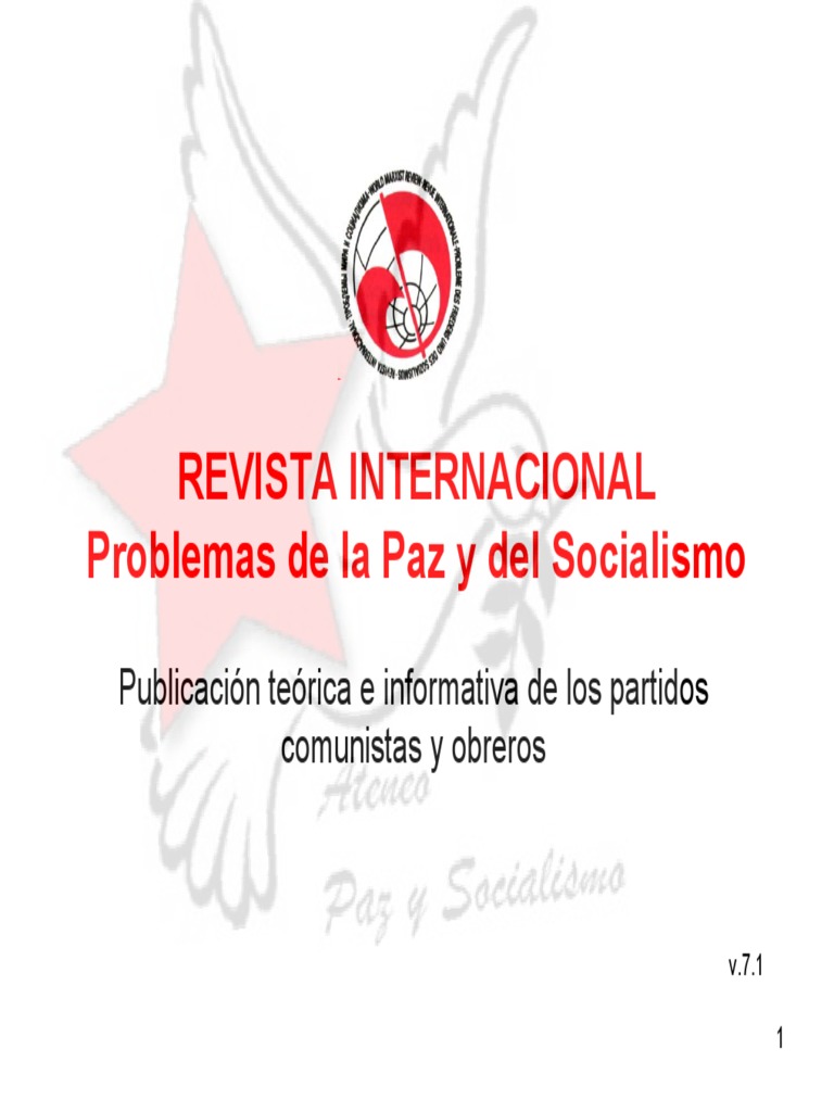 Historia de La Revista Internacional - Primera Parte - 1956-1960 | PDF ...
